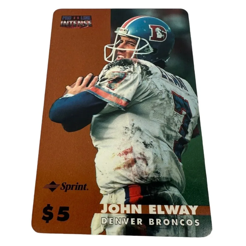 1996 Sprint Pro Line Intense Phone Card Lot of 4 Brunell Collins Elway Humphries
